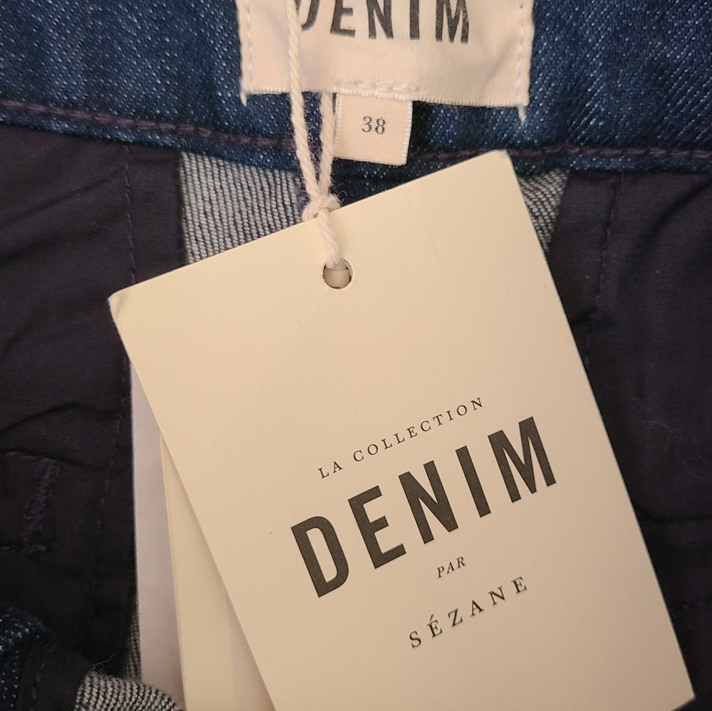 Sezane Denim Trousers - Picture 3 of 6